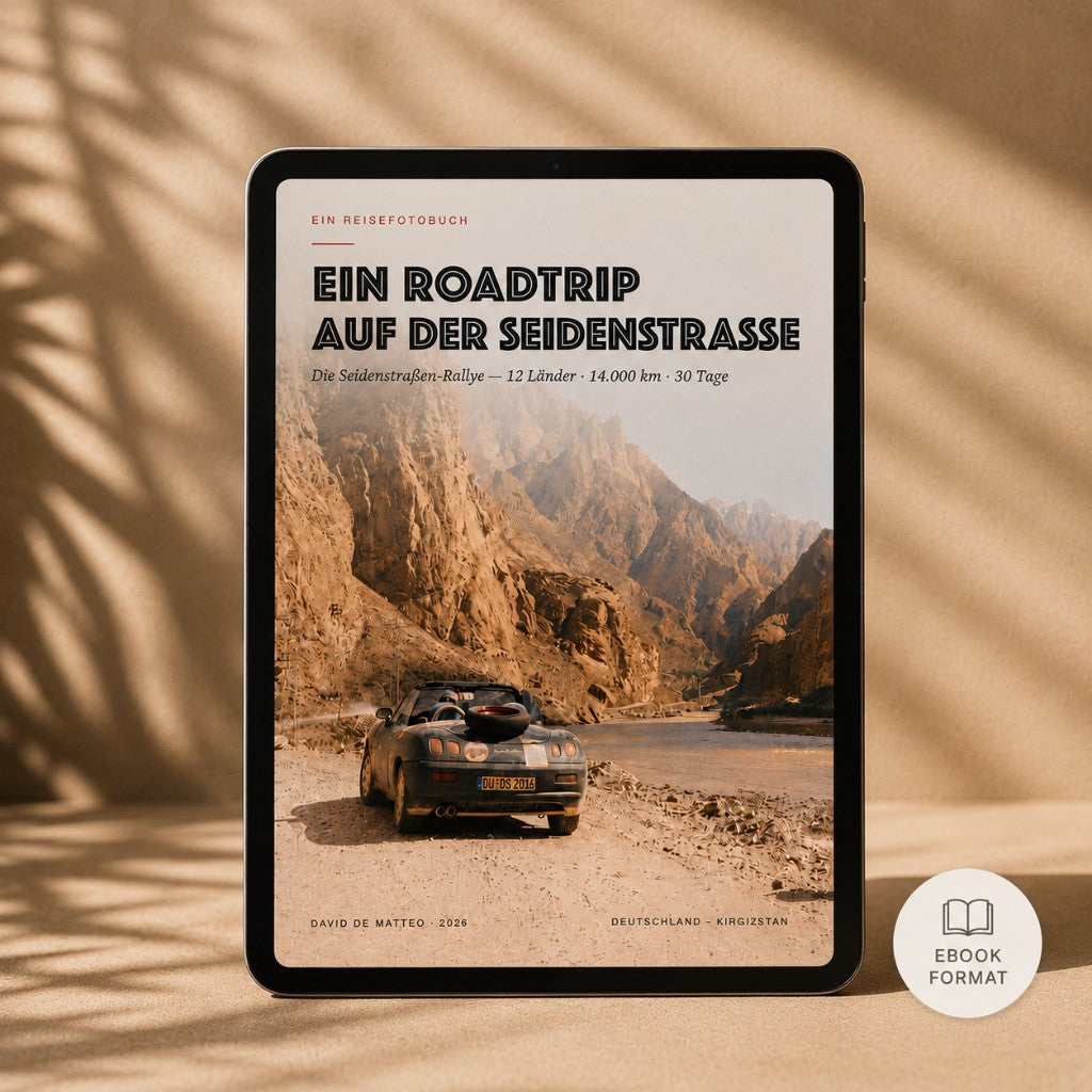 Ein Roadtrip auf der Seidenstraße – E-Book Cover